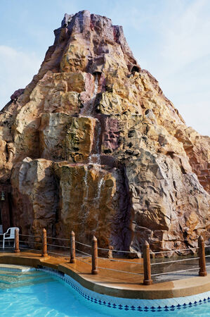 Built mountain in fun parkのeditorial素材