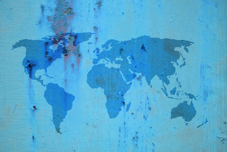 wall paint word map
