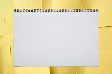 open sketchbook or notebookの写真素材