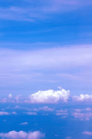 Vertical Cloudscapeの写真素材