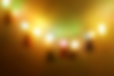 Blur of christmas light at night for backgroundの写真素材
