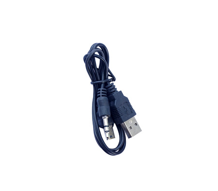 micro usb cable isolate on white background with clipping path