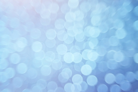 Bokeh Blue lights abstract backgroundの写真素材