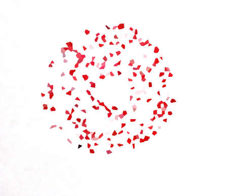 abstract dots circle backgroundの写真素材