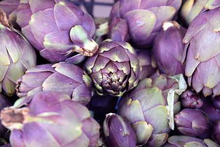Artichokes (selective focus)の写真素材