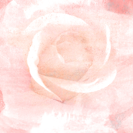Sweet flowers in vintage color on paper textureの写真素材