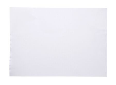 Bank white paper isolated with Clipping Pathの写真素材