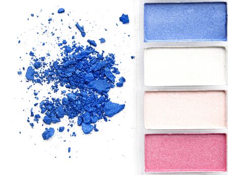 Color make-up. isolated on white backgroundの写真素材