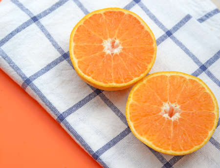 Sliced Fresh Juicy Oranges