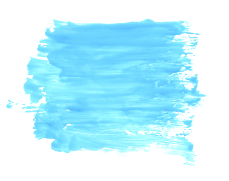 Grunge blue paint square for your design. Abstract bright oil painted background.の写真素材
