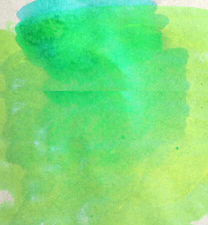 green watercolor paper, wrinkle texture backgroundの写真素材