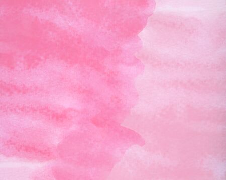 Abstract painted watercolor background on paper texture.の写真素材
