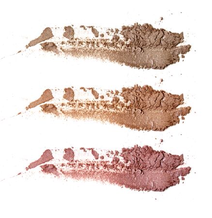Colors shade brown and nude tone eye shadowの写真素材