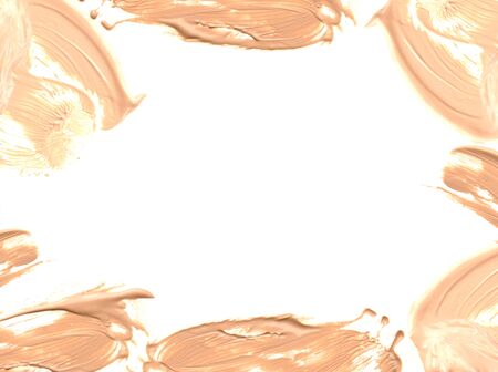 Frame of make up liquid foundationの写真素材