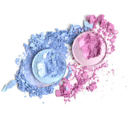 Eyeshadow isolated on whiteの写真素材