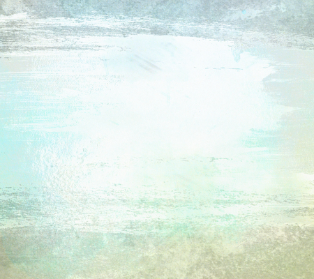 Light blue paint grunge watercolor backgrondの写真素材