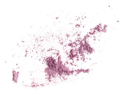 Crushed make up color frame and border with blank space for text backgroundの写真素材