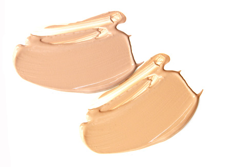 Cosmetic make up beige colors set isolate.の写真素材