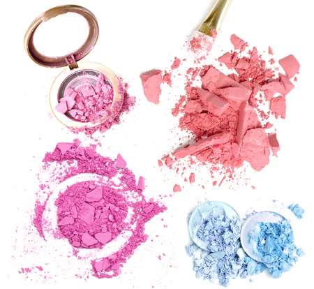 Crusher make up eyeshadow and powder setの写真素材