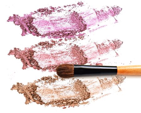 Make up blush on crushed collection eye shadowの写真素材