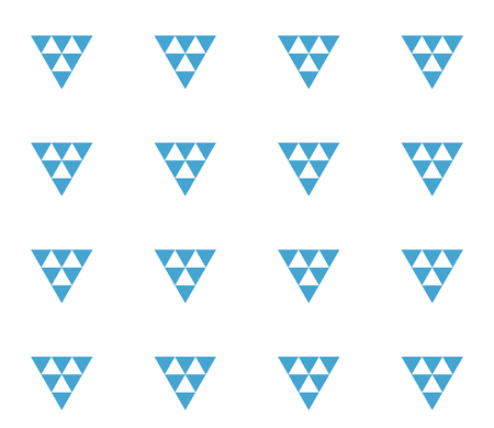 Triangular background. Seamless geometric pattern. Seamless abstract triangle geometrical background. Infinity geometric pattern. Vector illustration.のイラスト素材