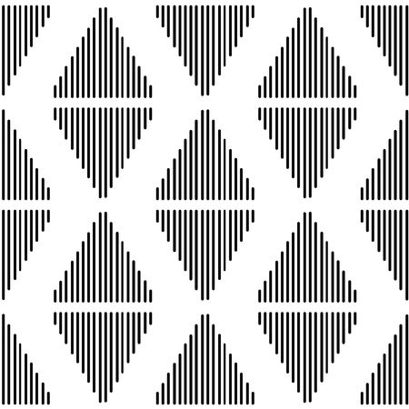 Thin line triangular background. Seamless geometric pattern. Striped triangle geometrical background. Vector illustration.のイラスト素材