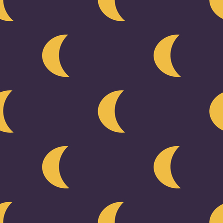 Moon abstract seamless pattern. Geometric background. Vector illustration.のイラスト素材