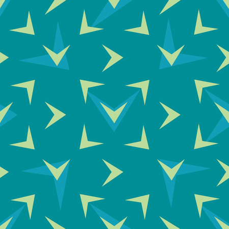 Seamless arrow pattern. Endless geometrical background. Check sign. Contemporary design.