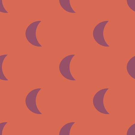 Moon abstract seamless pattern. Geometrical background. Vector illustration.のイラスト素材