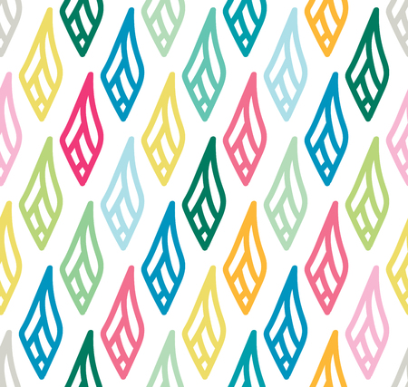 Seamless pattern of hand drawn rhombus. Vector illustration.のイラスト素材