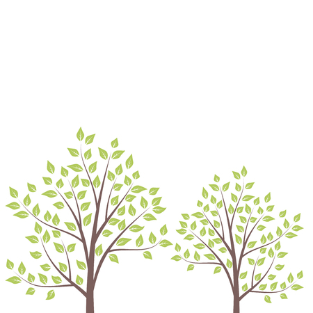 Floral seamless pattern with branches and leaves. Vector illustration.のイラスト素材