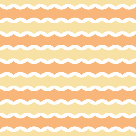 Vector seamless pattern with wavy stripes. Modern stylish texture. Repeating pastel backgroundのイラスト素材