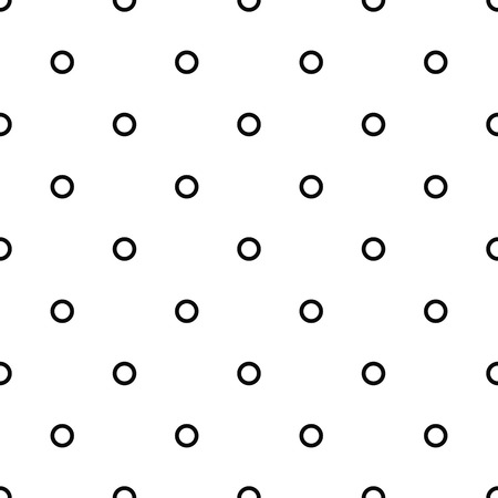 Abstract seamless pattern with circles. Vector illustration.