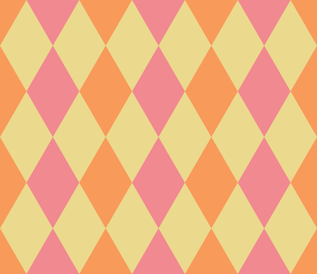 Seamless abstract background with rhombuses. Infinity geometric pattern. Vector illustration. Seamless geometric pattern.のイラスト素材