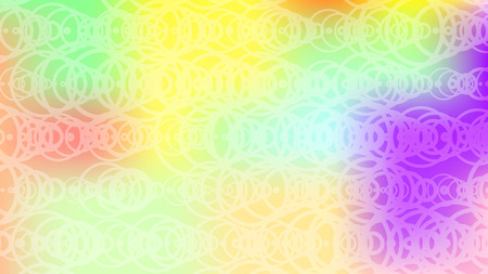 Modern abstract colorful gradient background with thin line rings. Geometric poster, banner. Vector illustration.のイラスト素材