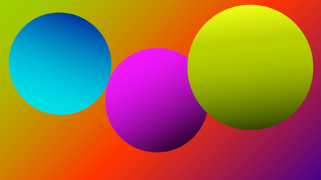 Colorful blurred background with circles. Modern abstract gradient card. Business poster. Vector illustration.のイラスト素材