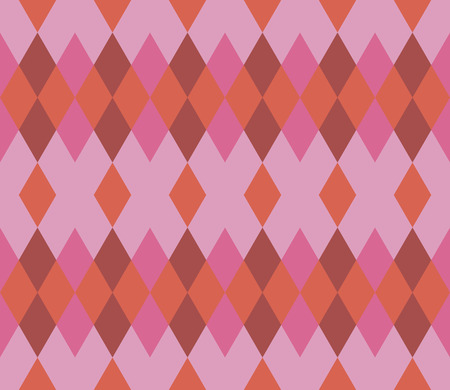 Seamless pattern with rhombus. Infinity background of geometric shapes. Pattern with colorful mosaic pattern. Colorful geometric background. Vector illustration.のイラスト素材