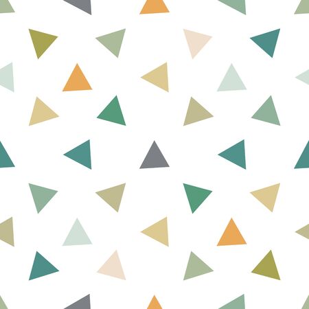 Triangular background. Seamless geometric pattern. Seamless abstract triangle geometrical background. Infinity geometric pattern. Vector illustration.のイラスト素材