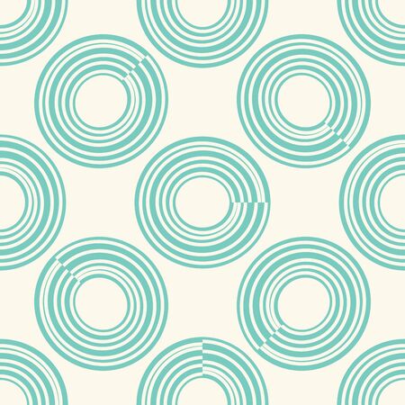 Abstract seamless pattern of circles. Vector illustration.のイラスト素材