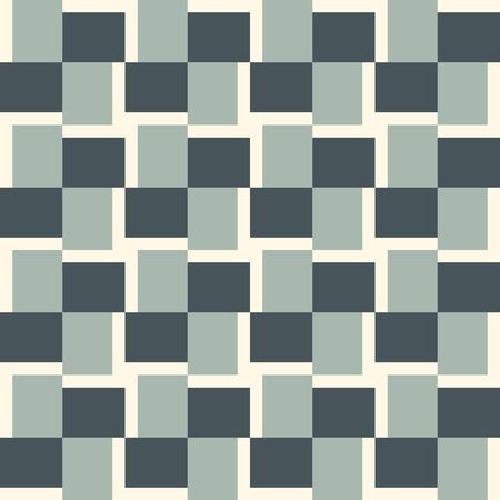 Abstract striped geometric seamless pattern with different shapes. Checkered mosaic, tile...