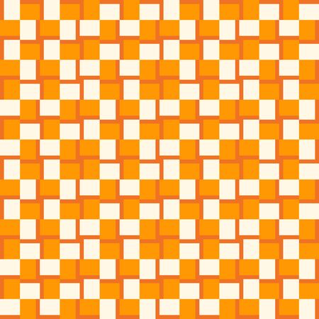 Abstract striped geometric seamless pattern with different shapes. 
Checkered mosaic, tile background, wrapping paper. Vector illustration.のイラスト素材