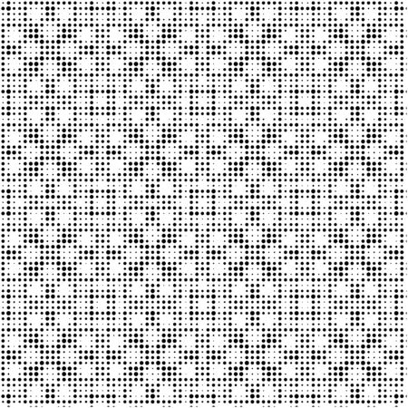 Abstract halftone ornamental geometric background. Pop art style card. Grunge texture. Vector  illustration. のイラスト素材