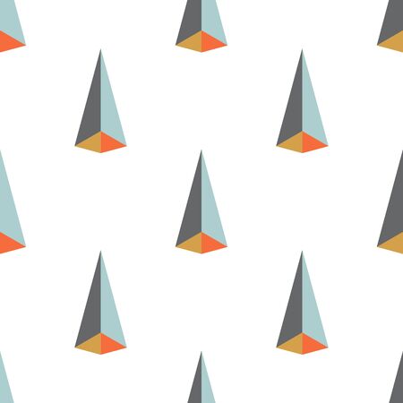 Abstract geometric seamless pattern.Tile background with geometrical shapes. Wrapping paper. Vector...