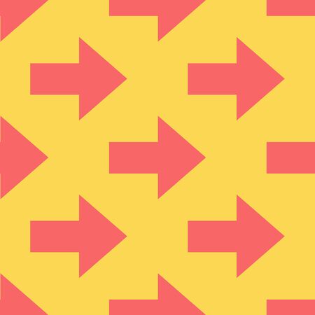 Arrow seamless pattern. Endless start background of geometric shapes. Vector illustration.のイラスト素材