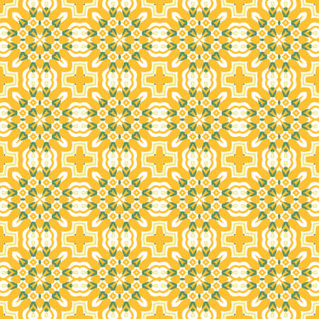Abstract bright modern geometric seamless pattern. Art deco geo background. Popular tile infinity backdrop. Vector illustration.のイラスト素材