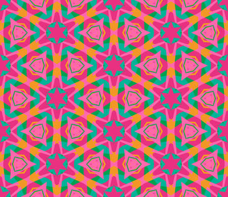 Abstract geo seamless pattern. Colorful ornamental geometric mosaic background. Tile wrapping paper....