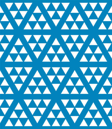 Abstract fantasy thin line hexagon, triangle geometric seamless pattern. Creative mosaic, tile background.のイラスト素材