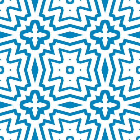 Abstract fantasy thin line hexagon, triangle geometric seamless pattern. Creative mosaic, tile...