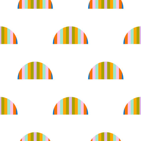 Abstract fantasy thin line hexagon, triangle geometric seamless pattern. Creative mosaic, tile background.のイラスト素材