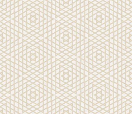 Abstract fantasy striped hexagon geometric seamless pattern. Creative mosaic, tile background.
